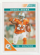 Ronnie Brown - Miami Dolphins (NFL Football Card) 2011 Score # 158 Mint