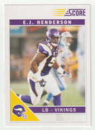 E.J. Henderson - Minnesota Vikings (NFL Football Card) 2011 Score # 161 Mint