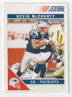 Devin McCourty - New England Patriots (NFL Football Card) 2011 Score # 173 Mint