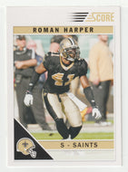 Roman Harper - New Orleans Saints (NFL Football Card) 2011 Score # 186 Mint