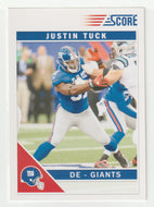 Justin Tuck - New York Giants (NFL Football Card) 2011 Score # 192 Mint