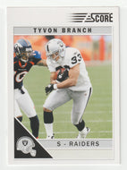 Tyvon Branch - Oakland Raiders (NFL Football Card) 2011 Score # 216 Mint