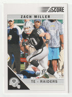 Zach Miller - Oakland Raiders (NFL Football Card) 2011 Score # 217 Mint
