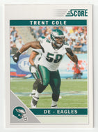 Trent Cole - Philadelphia Eagles - Glossy (NFL Football Card) 2011 Score # 226 Mint