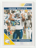 Shaun Phillips - San Diego Chargers (NFL Football Card) 2011 Score # 244 Mint
