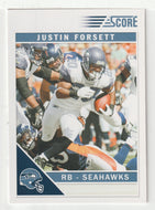 Justin Forsett - Seattle Seahawks (NFL Football Card) 2011 Score # 259 Mint