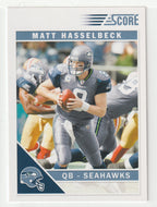 Matt Hasselbeck - Seattle Seahawks (NFL Football Card) 2011 Score # 262 Mint