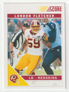 London Fletcher - Washington Redskins (NFL Football Card) 2011 Score # 299 Mint