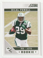 Bilal Powell RC - New York Jets (NFL Football Card) 2011 Score # 310 Mint