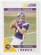 Christian Ponder RC - Minnesota Vikings (NFL Football Card) 2011 Score # 319 Mint