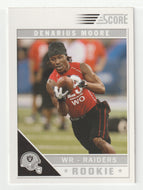Denarius Moore - Oakland Raiders - Glossy (NFL Football Card) 2011 Score # 330 Mint