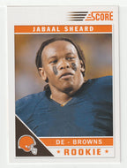 Jabaal Sheard RC - Cleveland Browns (NFL Football Card) 2011 Score # 341 Mint