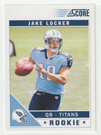 Jake Locker - Tennessee Titans - Glossy (NFL Football Card) 2011 Score # 343 Mint