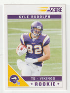 Kyle Rudolph RC - Minnesota Vikings (NFL Football Card) 2011 Score # 356 Mint