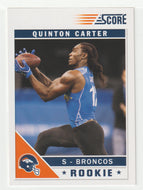 Quinton Carter RC - Denver Broncos (NFL Football Card) 2011 Score # 375 Mint