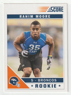 Rahim Moore RC - Denver Broncos (NFL Football Card) 2011 Score # 376 Mint