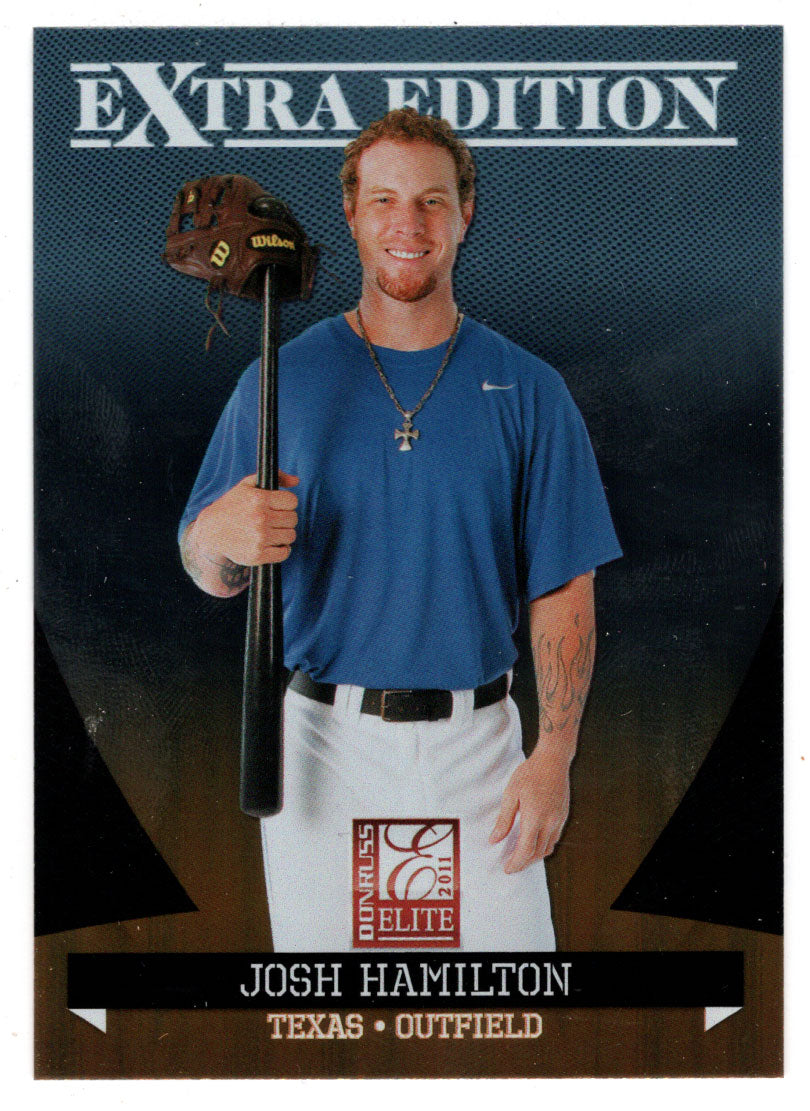 Josh Hamilton - Texas Rangers (MLB Baseball Card) 2011 Donruss Elite Extra Edition # 1 Mint