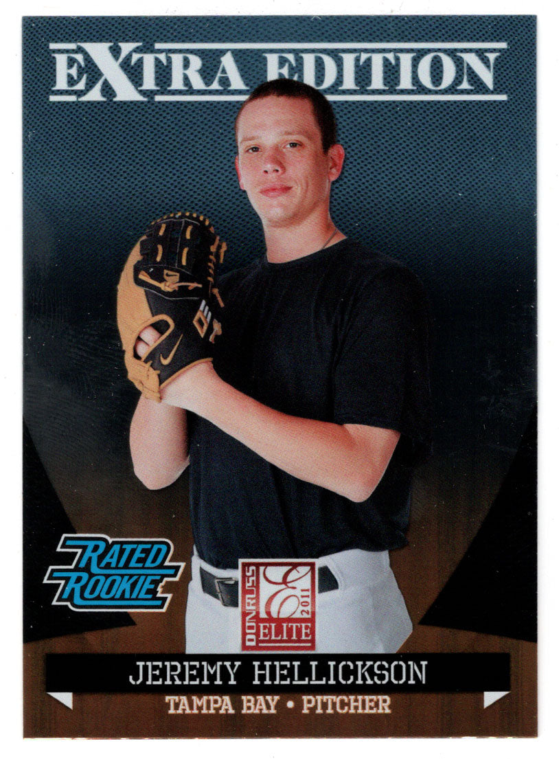 Jeremy Hellickson RC - Tampa Bay Rays (MLB Baseball Card) 2011 Donruss Elite Extra Edition # 6 Mint