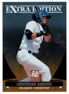 Cristhian Adames - Colorado Rockies - Prospects (MLB Baseball Card) 2011 Donruss Elite Extra Edition # 10 Mint