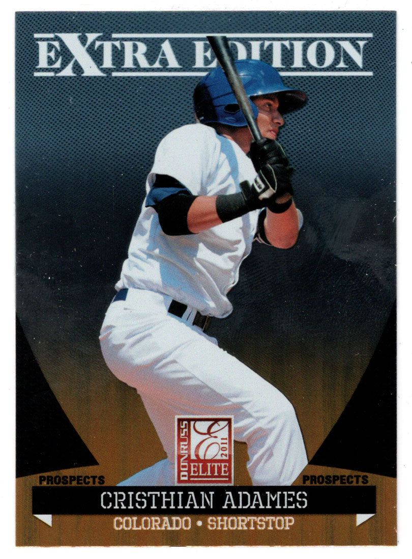 Cristhian Adames - Colorado Rockies - Prospects (MLB Baseball Card) 2011 Donruss Elite Extra Edition # 10 Mint