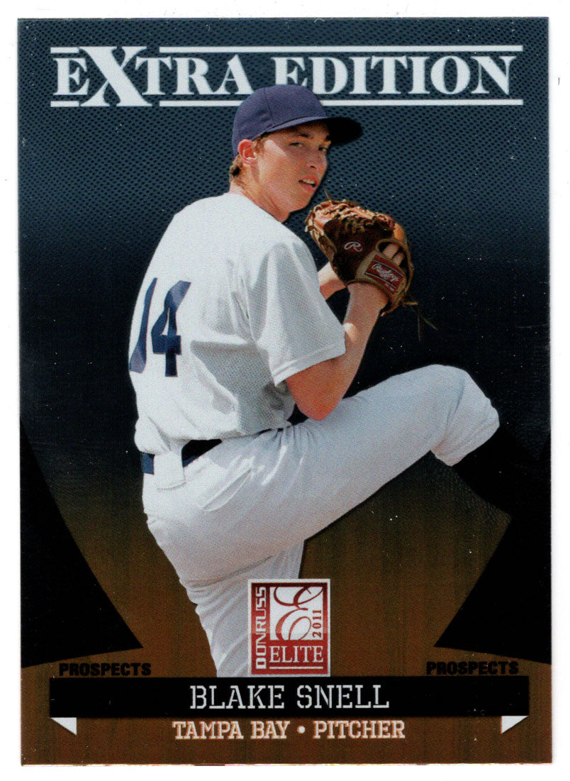 Blake Snell - Tampa Bay Rays - Prospects (MLB Baseball Card) 2011 Donruss Elite Extra Edition # 16 Mint