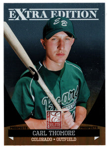 Carl Thomore - Colorado Rockies - Prospects (MLB Baseball Card) 2011 Donruss Elite Extra Edition # 33 Mint