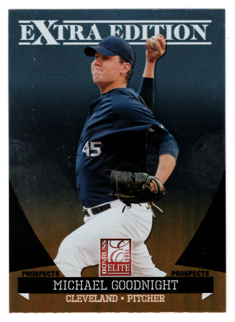 Michael Goodnight - Cleveland Indians - Prospects (MLB Baseball Card) 2011 Donruss Elite Extra Edition # 37 Mint