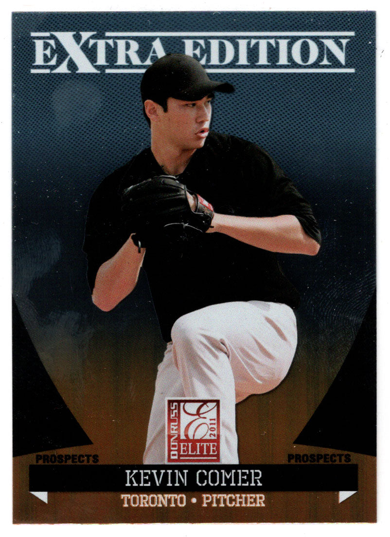 Kevin Comer - Toronto Blue Jays - Prospects (MLB Baseball Card) 2011 Donruss Elite Extra Edition # 45 Mint