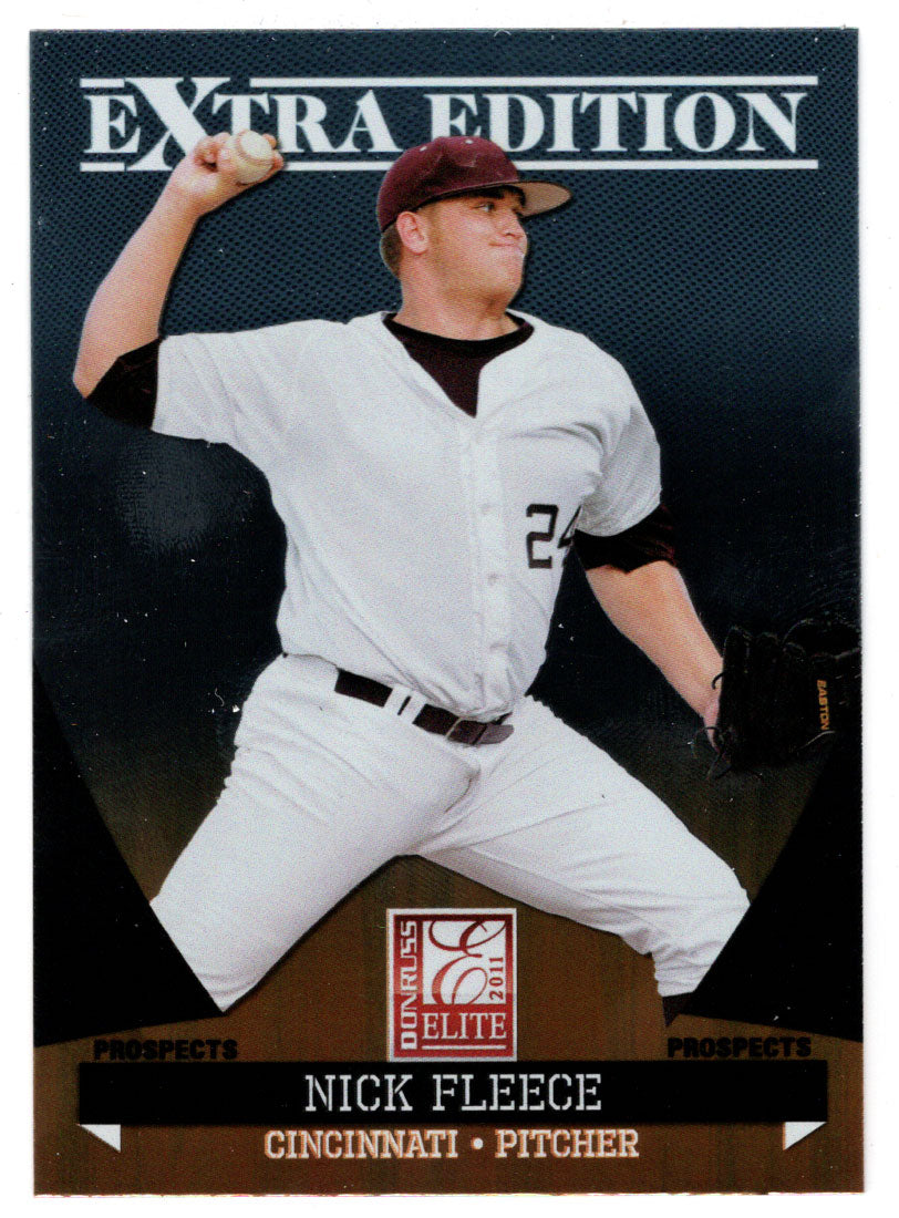 Nick Fleece - Cincinnati Reds - Prospects (MLB Baseball Card) 2011 Donruss Elite Extra Edition # 61 Mint