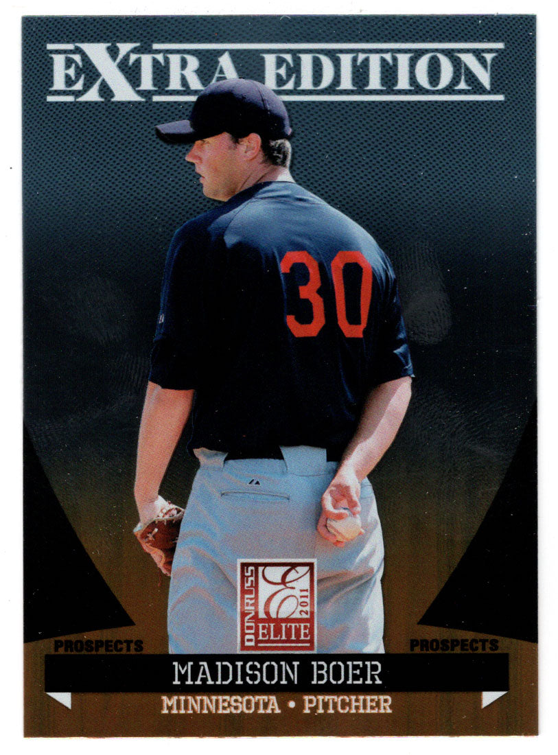 Madison Boer - Minnesota Twins - Prospects (MLB Baseball Card) 2011 Donruss Elite Extra Edition # 64 Mint