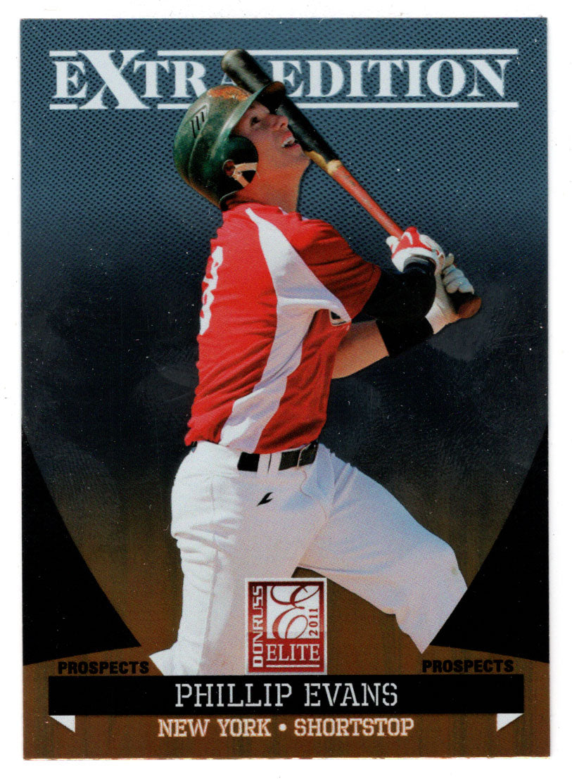 Phillip Evans - New York Mets - Prospects (MLB Baseball Card) 2011 Donruss Elite Extra Edition # 84 Mint