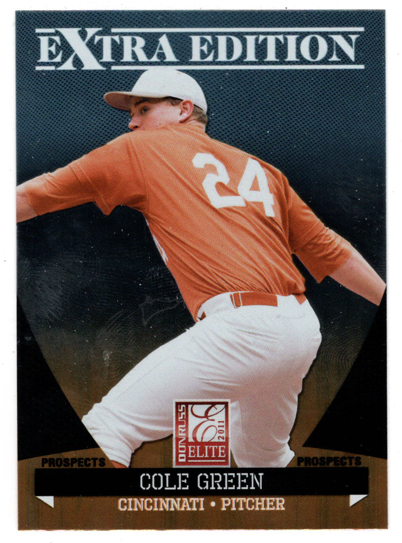 Cole Green - Cincinnati Reds - Prospects (MLB Baseball Card) 2011 Donruss Elite Extra Edition # 92 Mint