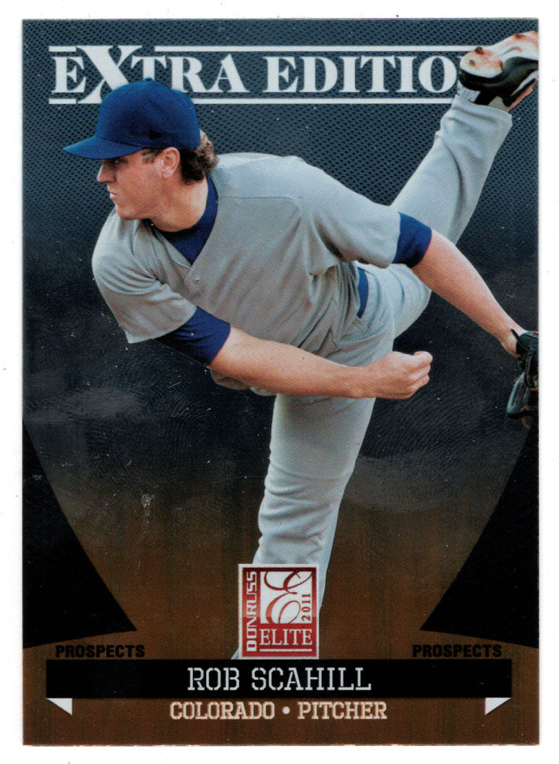 Rob Scahill - Colorado Rockies - Prospects (MLB Baseball Card) 2011 Donruss Elite Extra Edition # 154 Mint