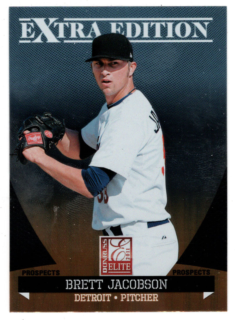 Brett Jacobson - Detroit Tigers - Prospects (MLB Baseball Card) 2011 Donruss Elite Extra Edition # 160 Mint