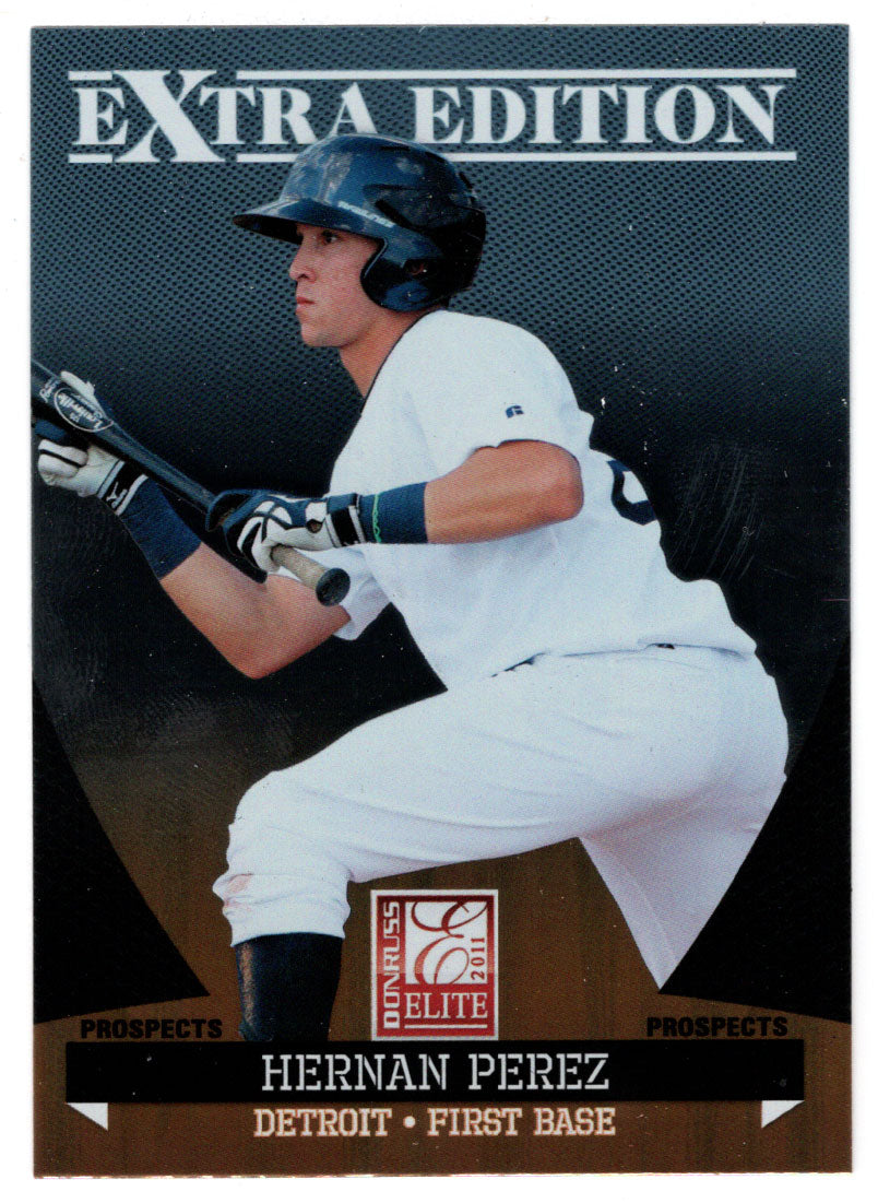Hernan Perez - Detroit Tigers - Prospects (MLB Baseball Card) 2011 Donruss Elite Extra Edition # 171 Mint