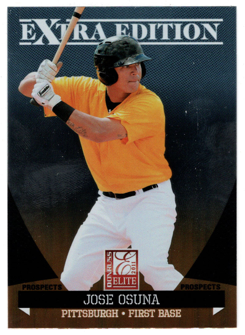 Jose Osuna - Pittsburgh Pirates - Prospects (MLB Baseball Card) 2011 Donruss Elite Extra Edition # 173 Mint