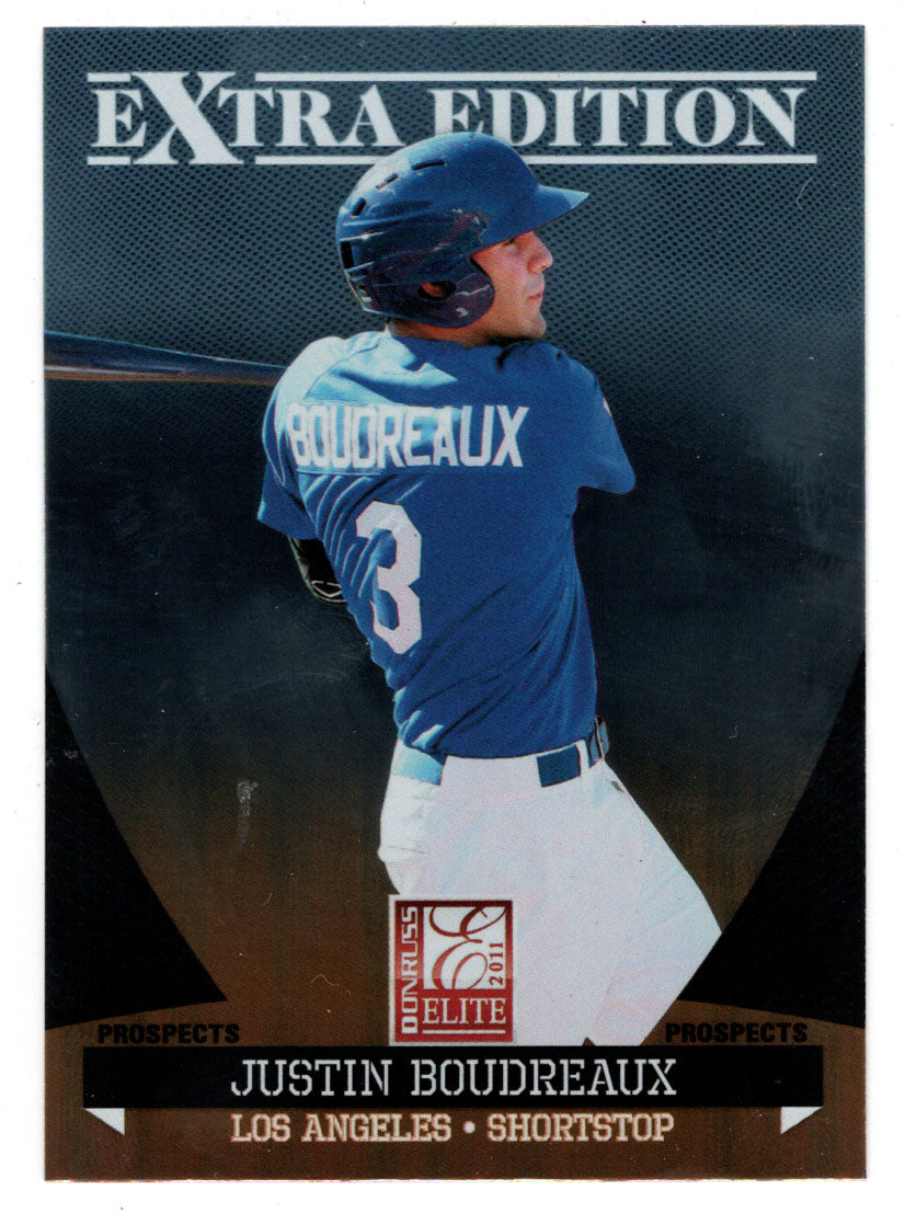 Justin Boudreaux - Los Angeles Dodgers - Prospects (MLB Baseball Card) 2011 Donruss Elite Extra Edition # 177 Mint