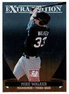 Mike Walker - Milwaukee Brewers - Prospects (MLB Baseball Card) 2011 Donruss Elite Extra Edition # 179 Mint