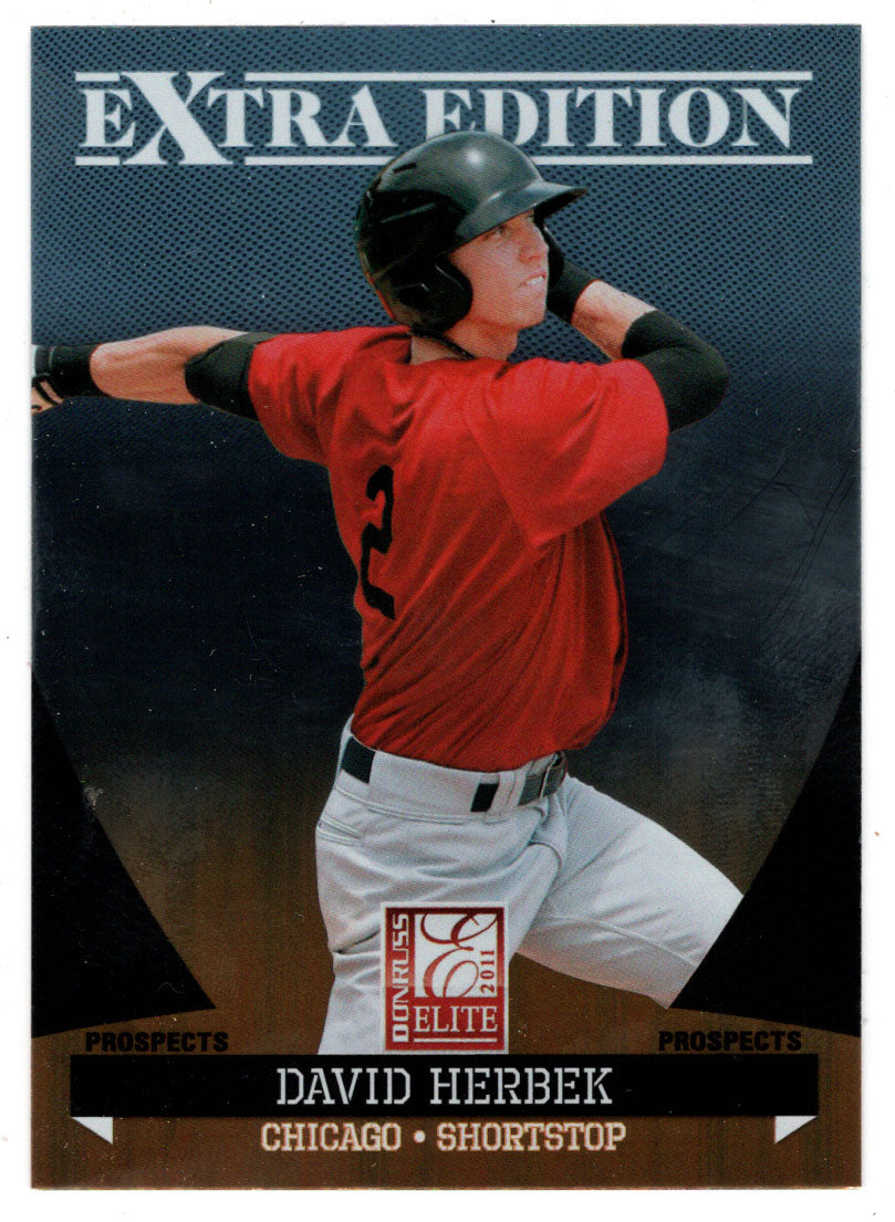 David Herbek - Chicago White Sox - Prospects (MLB Baseball Card) 2011 Donruss Elite Extra Edition # 180 Mint