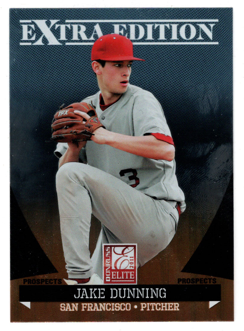 Jake Dunning - San Francisco Giants - Prospects (MLB Baseball Card) 2011 Donruss Elite Extra Edition # 187 Mint