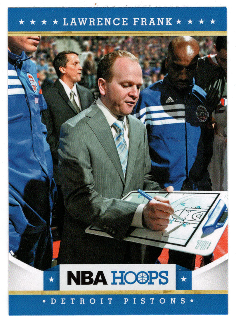 Lawrence Frank - Detroit Pistons - Coach (NBA Basketball) 2012-13 Panini Hoops # 92 Mint
