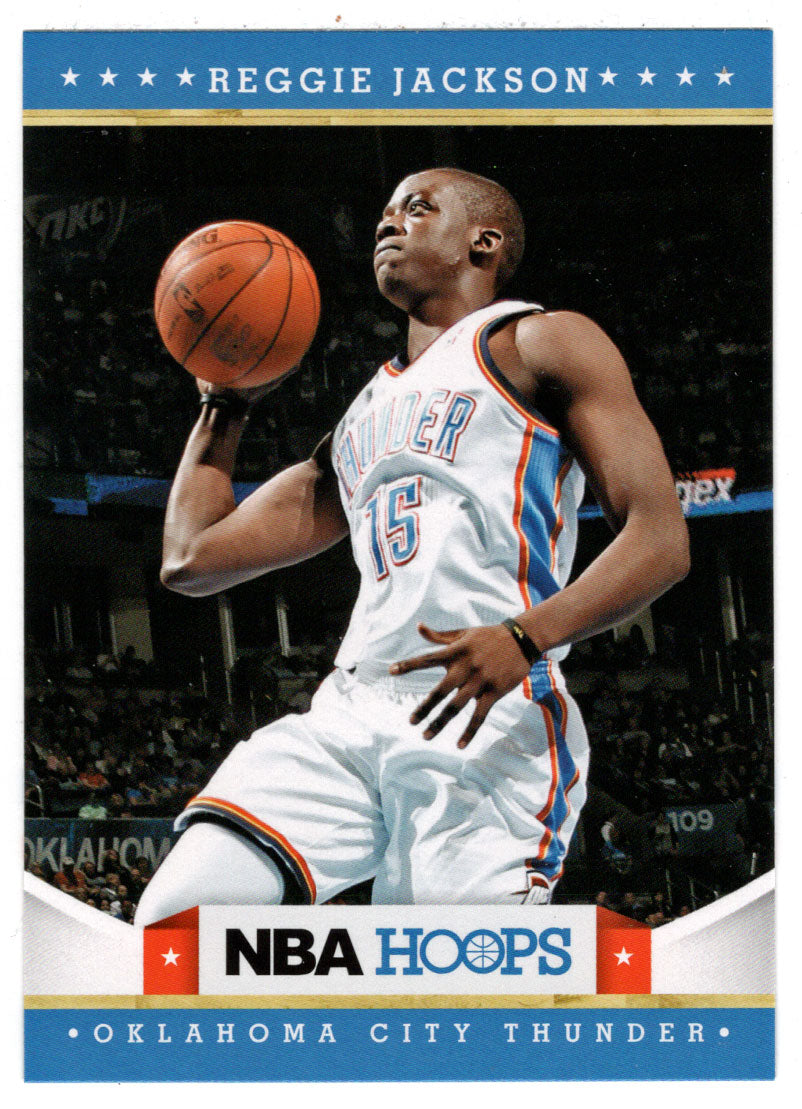 Reggie Jackson RC - Oklahoma City Thunder (NBA Basketball) 2012-13 Panini Hoops # 243 Mint