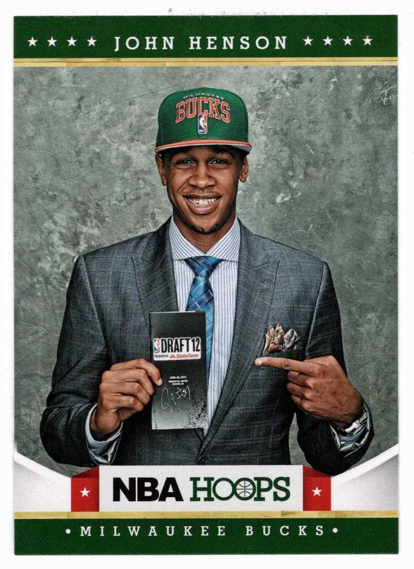 John Henson RC - Milwaukee Bucks (NBA Basketball) 2012-13 Panini Hoops # 287 Mint