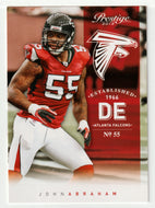John Abraham - Atlanta Falcons (NFL Football Card) 2012 Panini Prestige # 12 Mint