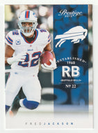 Fred Jackson - Buffalo Bills (NFL Football Card) 2012 Panini Prestige # 20 Mint
