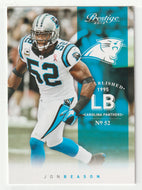 Jon Beason - Carolina Panthers (NFL Football Card) 2012 Panini Prestige # 29 Mint