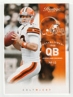 Colt McCoy - Cleveland Browns (NFL Football Card) 2012 Panini Prestige # 43 Mint