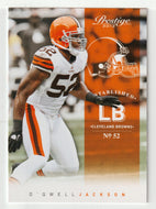 D'Qwell Jackson - Cleveland Browns (NFL Football Card) 2012 Panini Prestige # 45 Mint