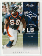 Von Miller - Denver Broncos (NFL Football Card) 2012 Panini Prestige # 55 Mint