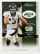 Tim Tebow - New York Jets (NFL Football Card) 2012 Panini Prestige # 56 Mint